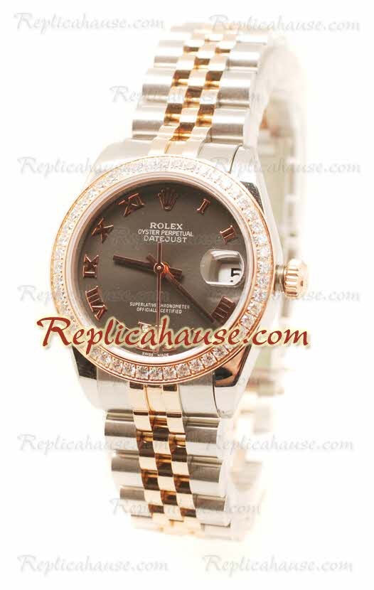 Rolex Datejust Oyster Perpetual Reloj Suizo de imitación - 36MM