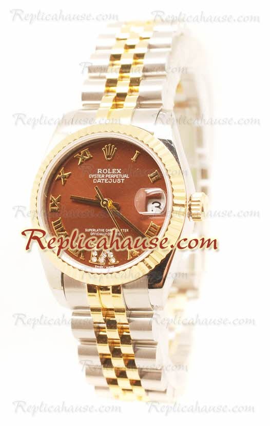 Rolex Datejust Oyster Perpetual Reloj Suizo de imitación - 36MM