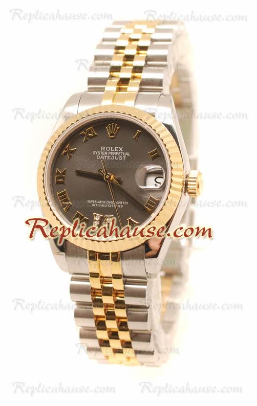 Rolex Datejust Oyster Perpetual Reloj Suizo de imitación - 36MM