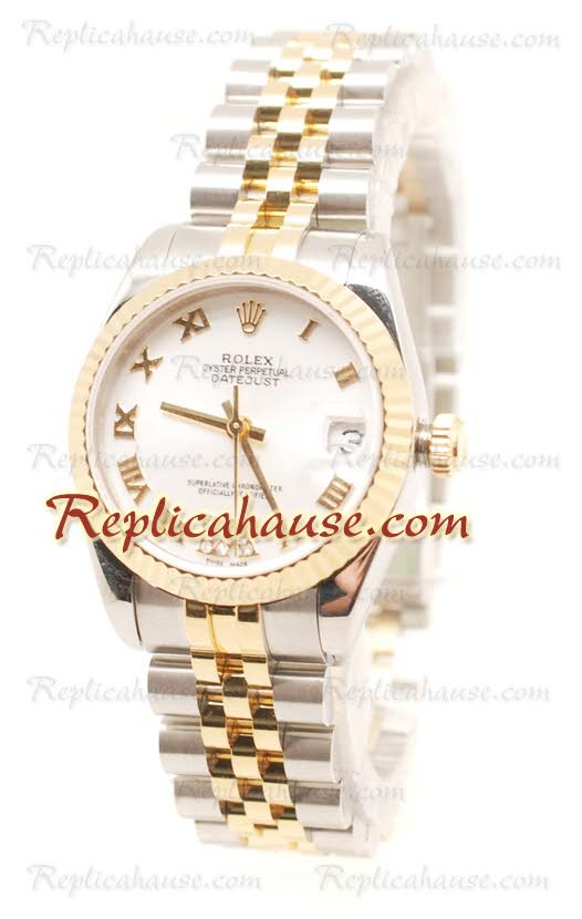 Rolex Datejust Oyster Perpetual Reloj Suizo de imitación - 36MM