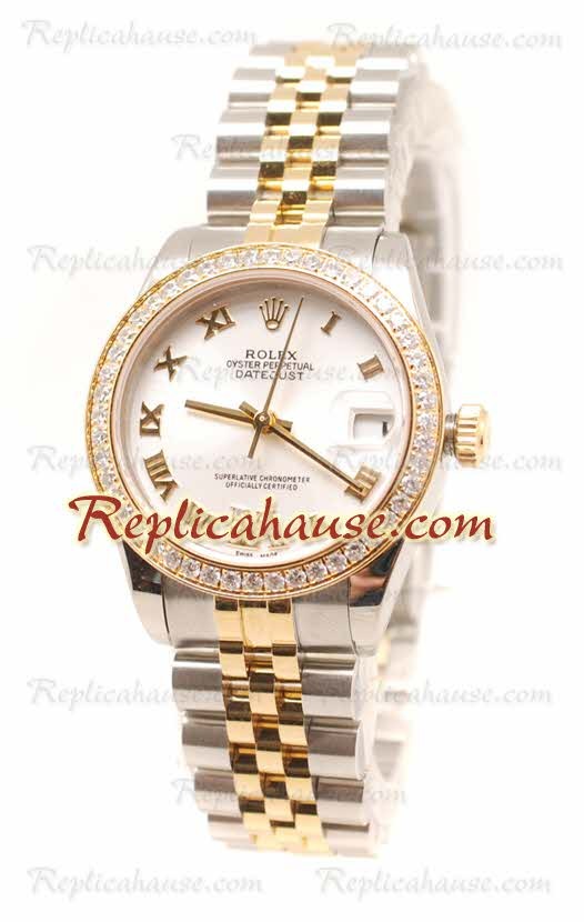 Rolex Datejust Oyster Perpetual Reloj Suizo de imitación - 36MM