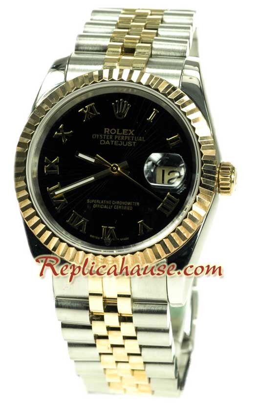 Rolex Datejust Dos Tonos Reloj Réplica