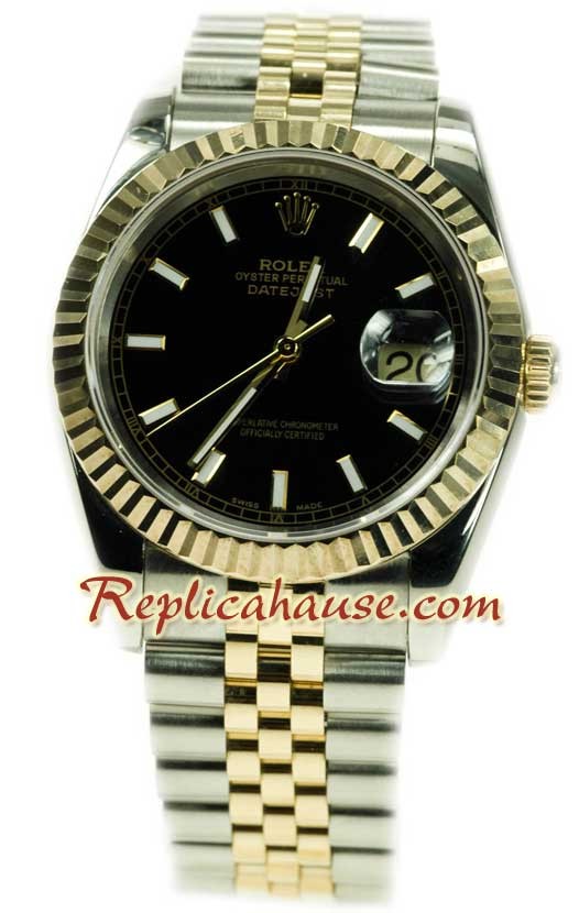 Rolex Datejust Dos Tonos Reloj Réplica