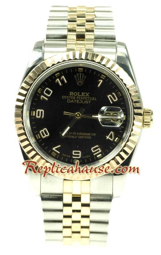 Rolex Datejust Dos Tonos Reloj Réplica