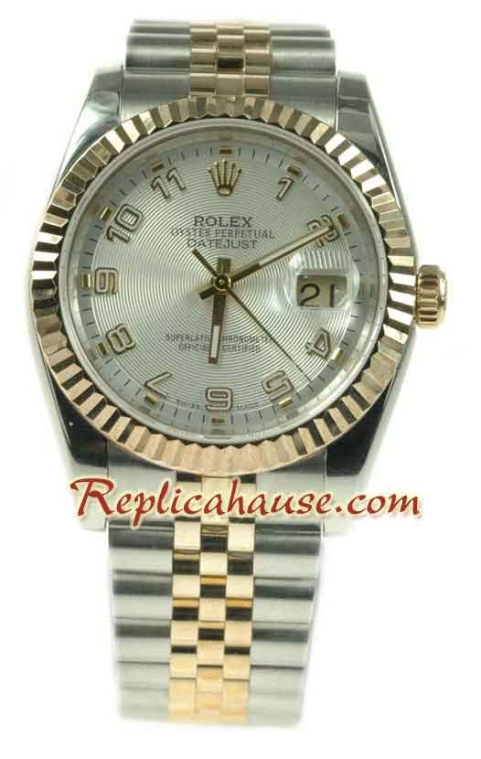 Rolex Datejust Dos Tonos Reloj Réplica