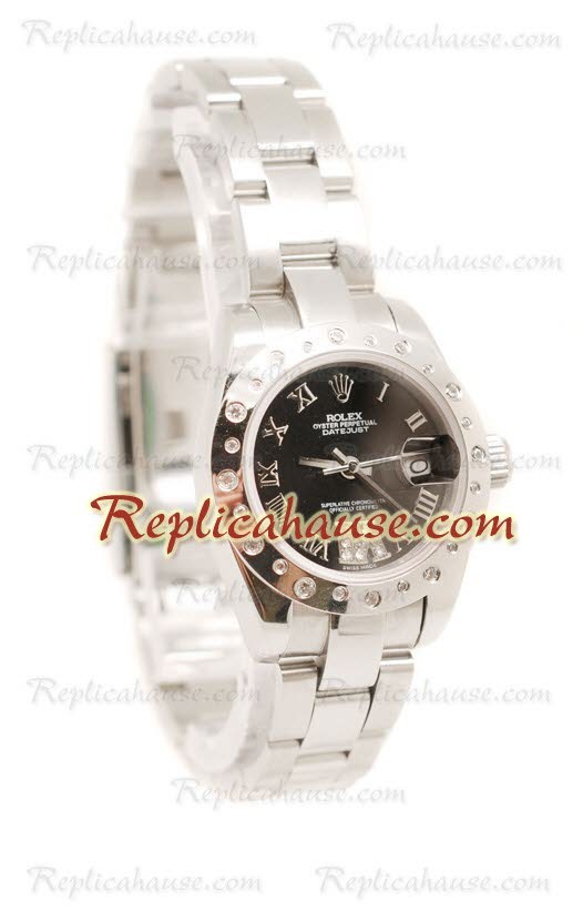Reloj Rolex Réplica Datejust Silver para Dama