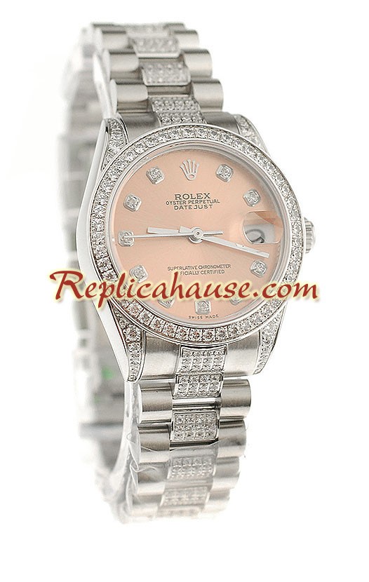 Rolex Réplica Datejust Reloj Suizo 36MM Reloj Tamaño Medio