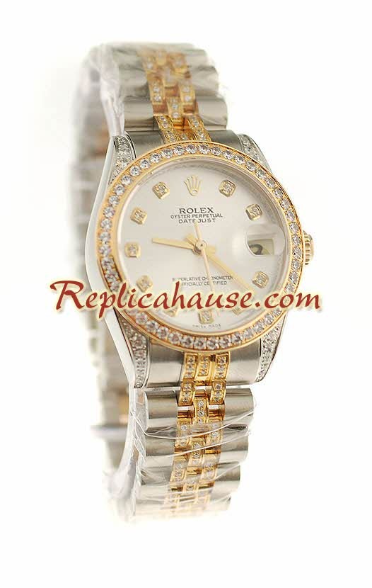 Rolex Réplica Datejust Reloj Suizo 36MM Reloj Tamaño Medio