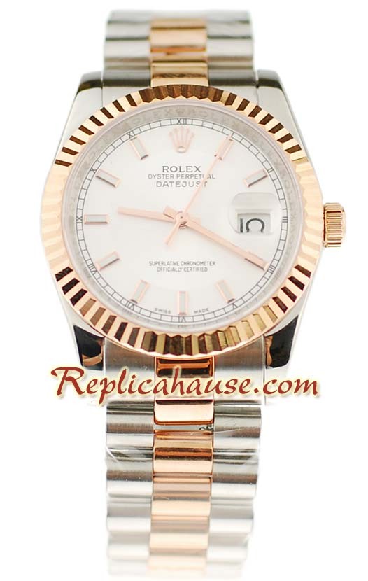 Rolex Réplica Datejust Tamaño Medio - 36MM Reloj