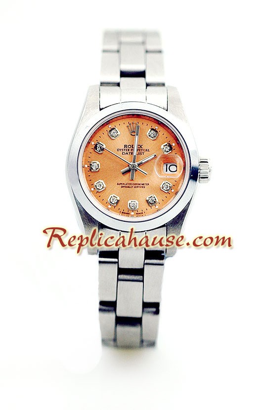 Rolex Réplica Datejust - Silver - Dama -