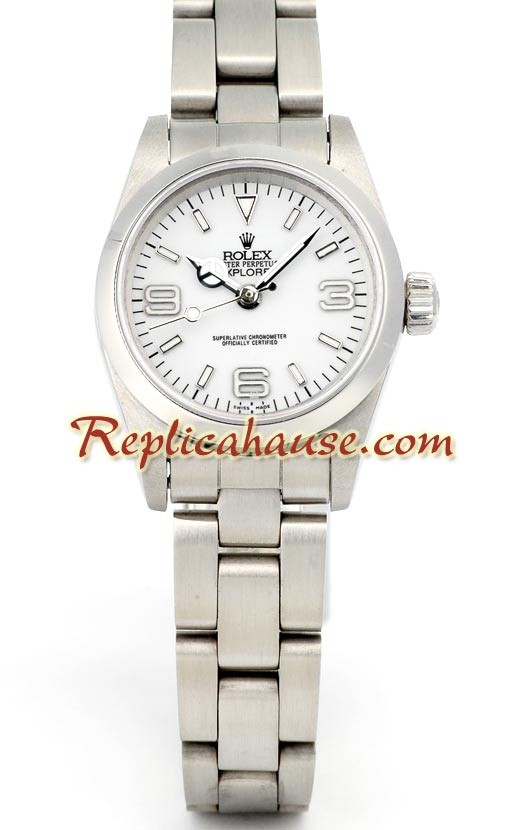 Rolex Réplica Explorer I - Silver - Dama -