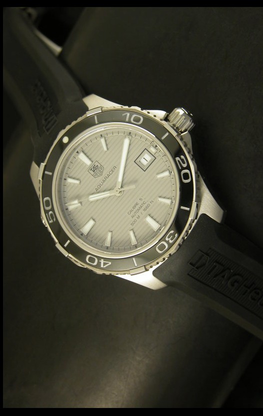 Tag Heuer Aquaracer Calibre 5 Reloj suizo Dial Gris - Réplica Escala 1:1