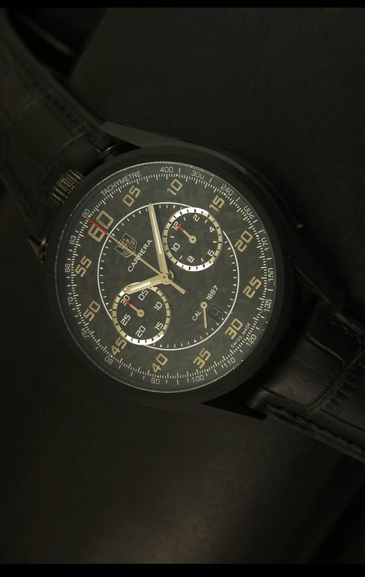 Tag Heuer Carrera 1887 Edición Jack Heuer - Reloj Suizo, Dial de Carbón