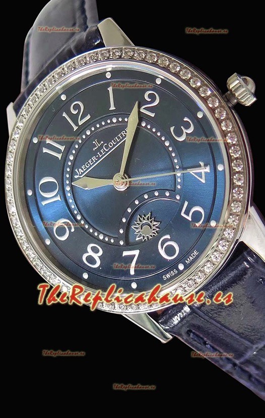 Jaeger-LeCoultre Rendez-Vous Steel Night & Day Medium Reloj Suizo a Espejo 1:1