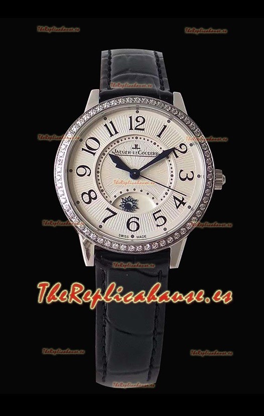 Jaeger-LeCoultre Rendez-Vous Steel Night & Day Medium Reloj Suizo a Espejo 1:1
