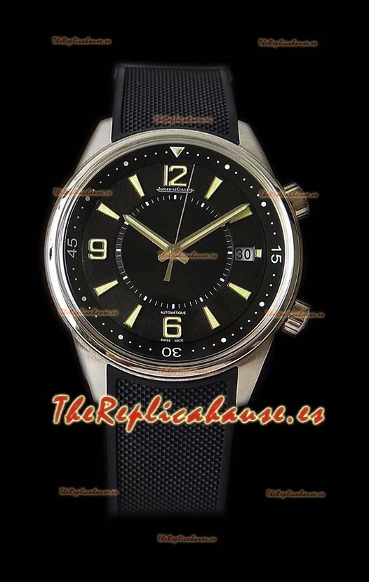 Jaeger LeCoultre Polaris Memovax Correa de Goma Reloj Réplica a Espejo 1:1
