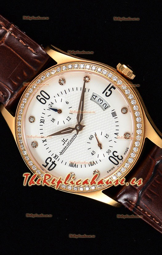 Jaeger LeCoultre Master Control Reloj Réplica Suizo Oro Rosado