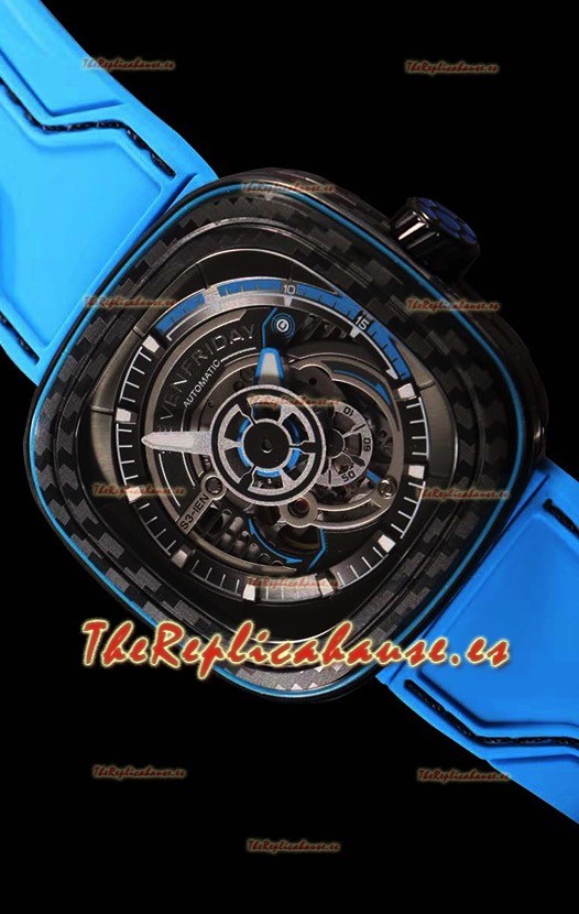 Seven Friday S3/02 Carbon Edition with Original Miyota Movement - Calidad Espejo 1:1