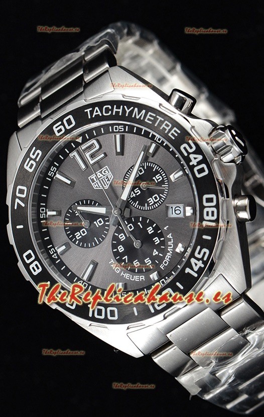 Tag Heuer Formula 1 Chronograph Reloj Réplica de Cuarzo Suizo Dial Antracita