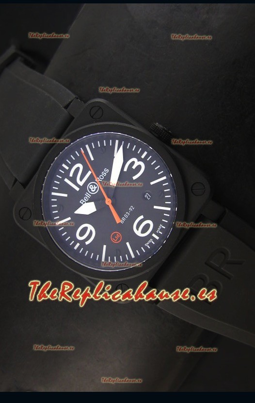 Bell & Ross BR03-92 Reloj Suizo Replca en Negro Edición Limitada