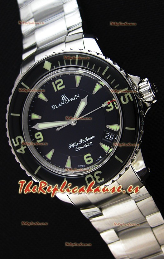 Blancpain Fifty Fathoms - Reloj Réplica a Espejo 1:1 Ultimate - Actualización 2019