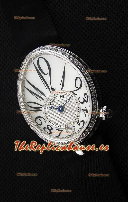 Breguet Reine De Naples Ladies Reloj Réplica Suizo a Espejo 1:1 de Acero Inoxidable