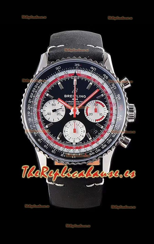 Breitling Navitimer 1 B01 Chronograph SWISSAIR Edition 43MM - 904L Reloj Réplica a Espejo 1:1