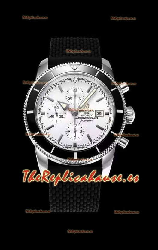Breitling SuperOcean Heritage II 44MM Dial Blanco Reloj Réplica Suizo
