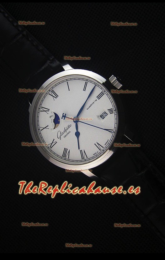 Glashuette Senator Excellence Panorama Date Moon Phase Reloj Replica Suizo 