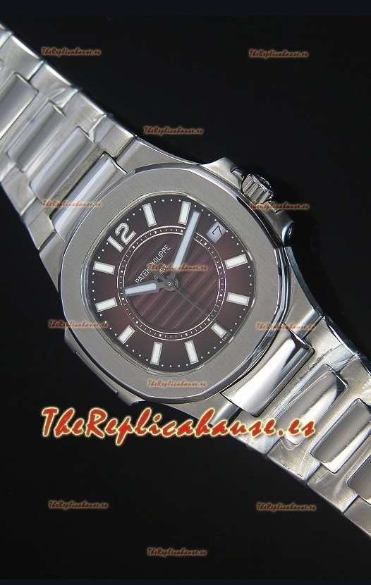 Patek Philippe Ladies Nautilus Reloj de Acero Inoxidable 36MM 