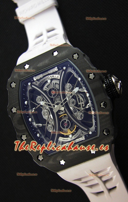 Richard Mille RM53-01 Pablo Mac Donough Caja de Carbón Forjado Reloj Réplica Suizo
