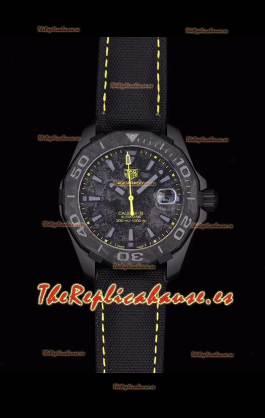 Tag Heuer Aquaracer Calibre 5 Titanium Carbon 41MM Reloj Réplica a Espejo 1:1 
