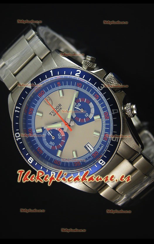 Tudor Heritage Chrono Blue Reloj Replica Suizo a espejo 1:1 REF# 70330B
