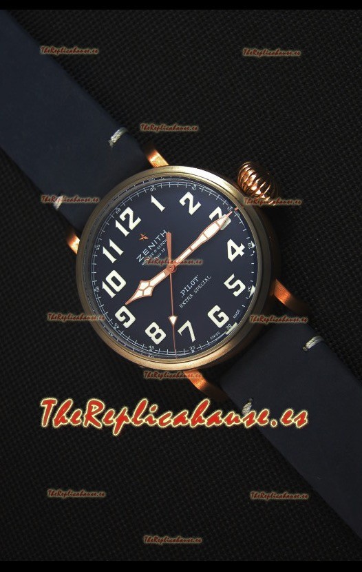Zenith Pilot Type 20 Edici{on Extra Westime Vintage en Oro Rosado