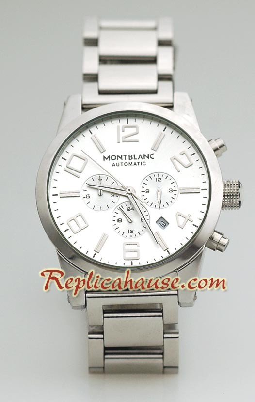 Mont Blanc Réplica Timewalker - Dial Plateado
