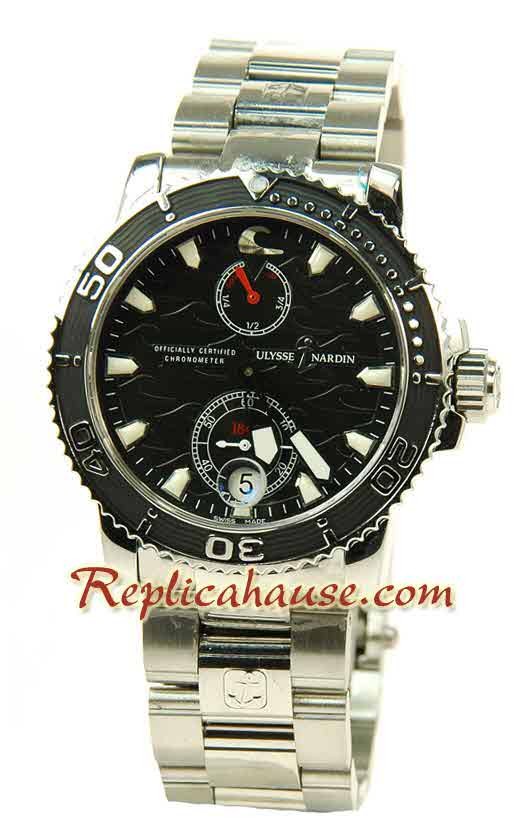 Ulysse Nardin Maxi Marine Chronometer Reloj Suizo de imitación