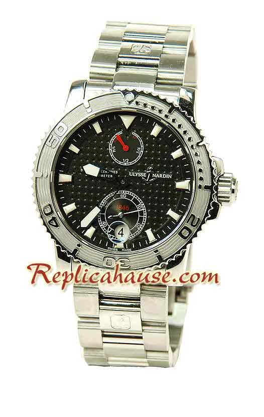 Ulysse Nardin Maxi Marine Chronometer Reloj Suizo de imitación