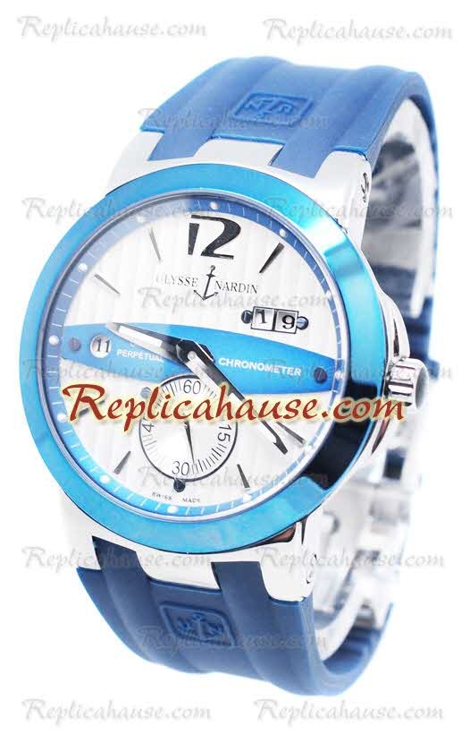 Ulysse Nardin Executive Dual Time Persian Blue Reloj