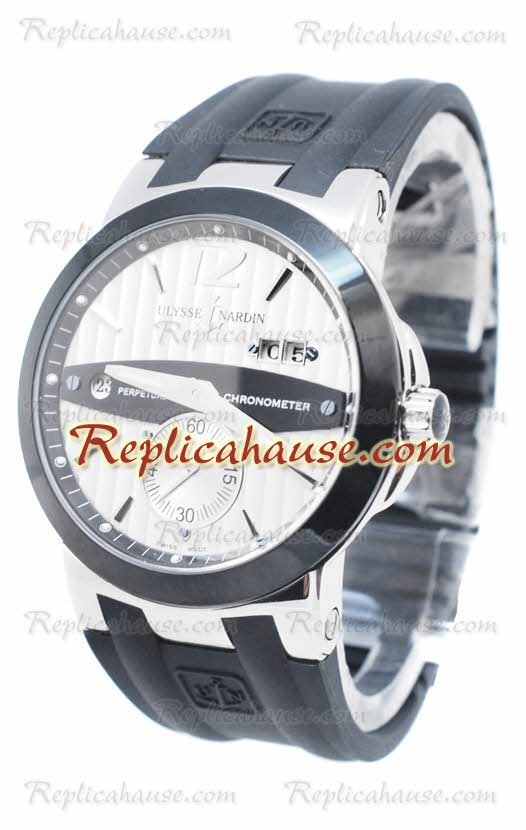 Ulysse Nardin Executive Dual Time Steel Black Reloj