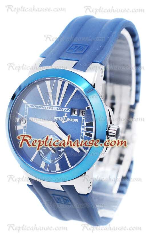 Ulysse Nardin Executive Dual Time Blue Reloj de Dama