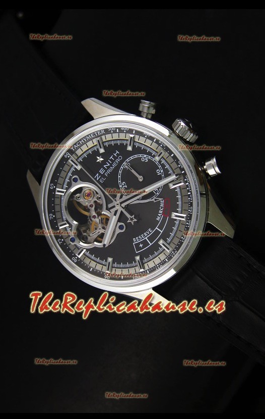 Zenith El Primero Chronomaster Handwind, Reserva de Energía 42MM Reloj Replica, Dial Gris