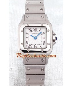 Cartier Réplica Santos Quartz- - Dama -