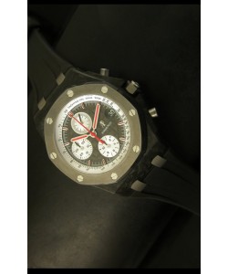 Audemars Piguet Royal Oak Offshore Jarno Trulli Cabón Forjado - Reloj Réplica en Escala 1:1