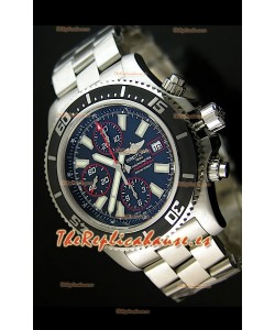 Breitling SuperOcean Abyss Réplica Suiza – REPLICA ESPEJO – 44 mm con marcadores rojos 