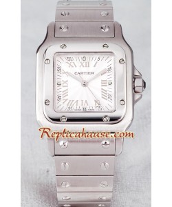 Cartier Réplica Santos Quartz- Men's