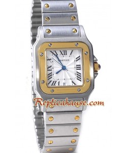 Cartier Réplica Santos Dos Tonos para Hombre