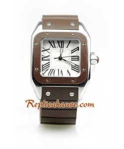 Cartier Santos 100 Suizo Dama Reloj Réplica
