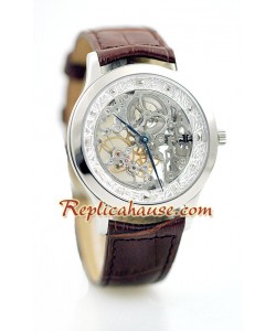 Jaeger LeCoultre Skeleton Reloj Suizo de imitación