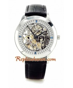 Jaeger LeCoultre Skeleton Reloj Suizo de imitación