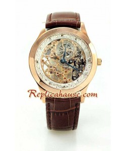 Jaeger LeCoultre Skeleton Reloj Suizo de imitación